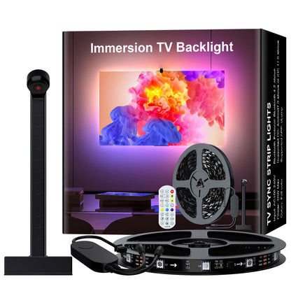 TV LED Backlight with Camera Ambient Strip Light Immersion Led Color Strip LED Light for 55-65 Inch Tv Pc Tape Screen Led Rgb