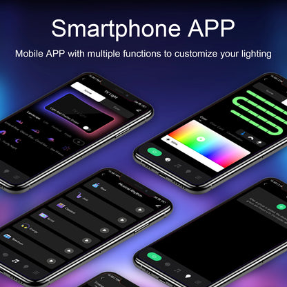 TV LED Backlight with Camera Ambient Strip Light Immersion Led Color Strip LED Light for 55-65 Inch Tv Pc Tape Screen Led Rgb